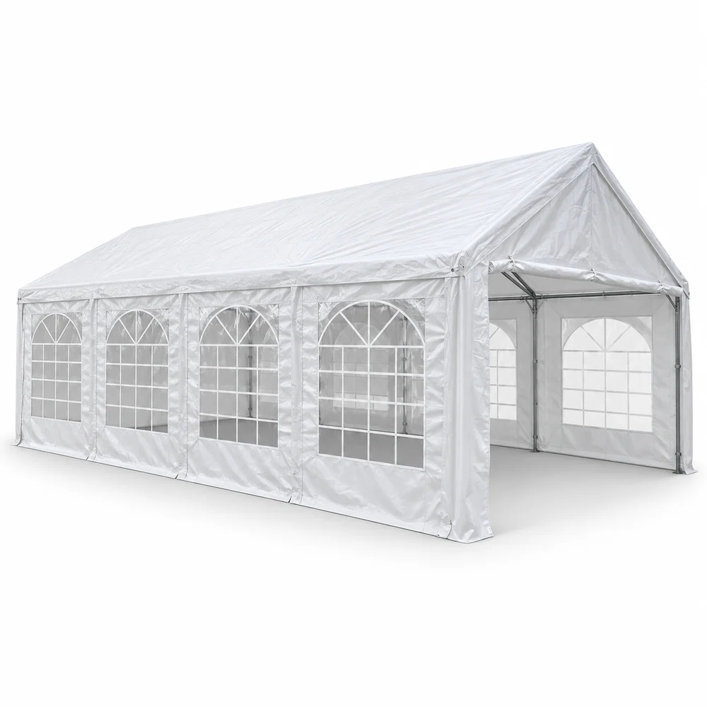 Tonnelle / chapiteau 4 × 8 m — visuel de présentation